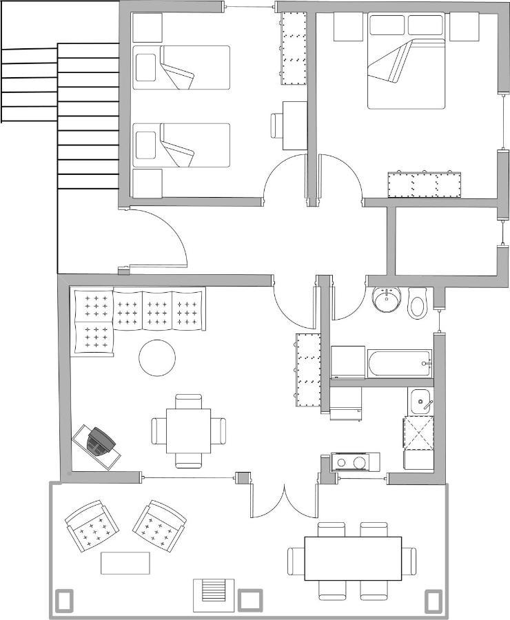 Armstrong Apartments - Kornjaca Orebic Ngoại thất bức ảnh